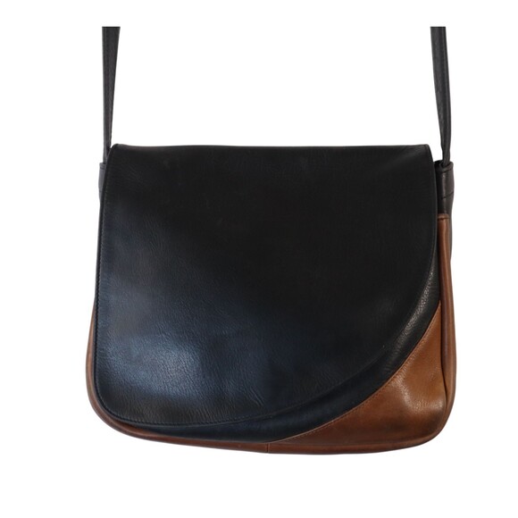 Frank Clegg Handcrafted Smooth Leather Flap Crossbody Shoulder Handbag Purse - Picture 4 of 16